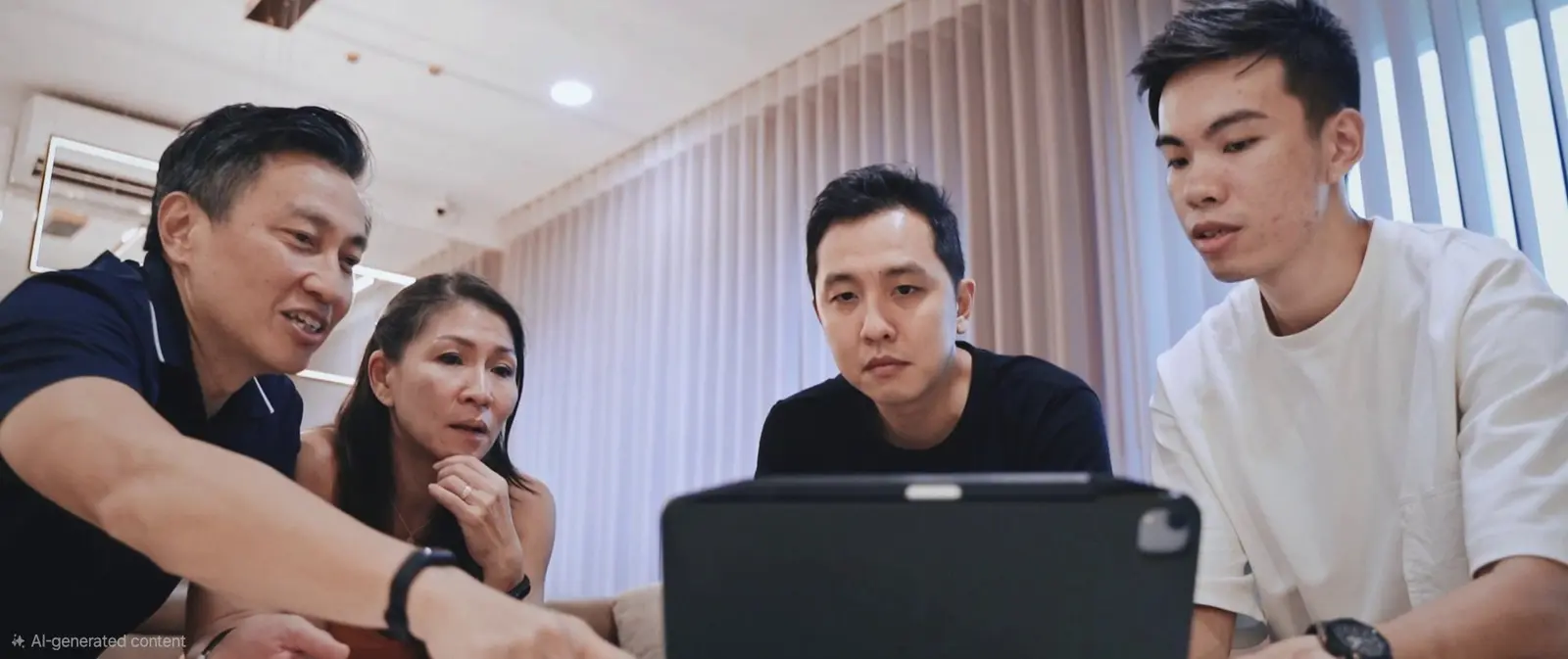 Homeowners discussing property options during a consultation