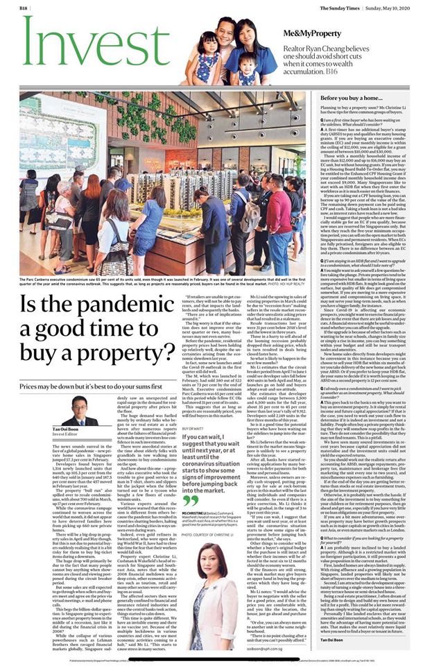 straitstimes good time to buy image