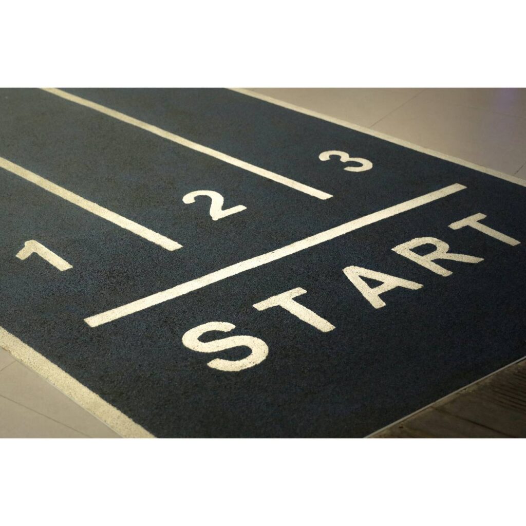 Starting line